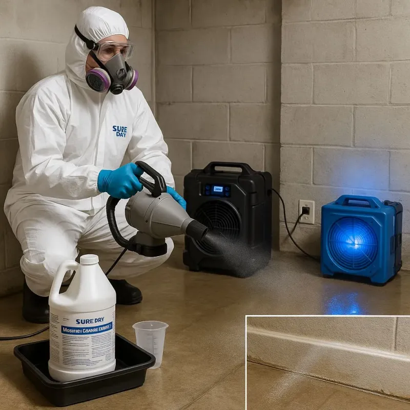 Sanitization and Odor Removal process in Clifton Heights, PA
